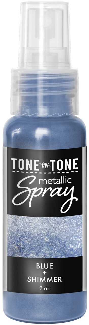 Hero Arts Two-Tone Metallic Spray 2oz-Blue + Shimmer
